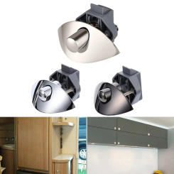 14-16mm Half-Moon RV Latch Button Push Lock Motorhome Cabinet Yachts  Furniture Cabinet Drawer Latch Button Lock Hardware