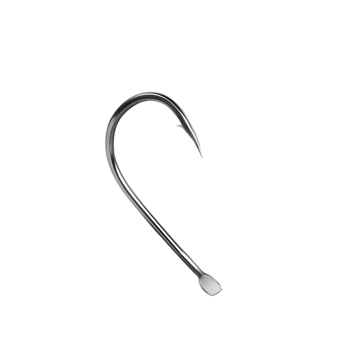 Description Picture 3 of item50pcs/bag Barbed hooks Sea fishing/warehouse fishing High carbon steel hooks 7 models Sharp fishing tools