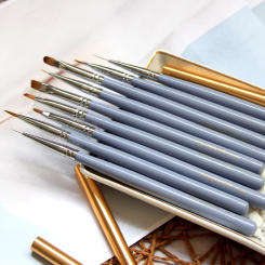 Nail Brushes painting flower string painted plaid Art Painting Brush Painting Tools Nail Art Tools Phototherapy Pen