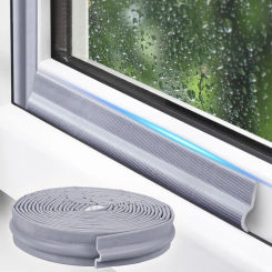 2m Soundproof Foam Sliding Window Sealing Strip Wearable Casement Window Weather Stripping Door Gap Filler Acoustic Seal Tape