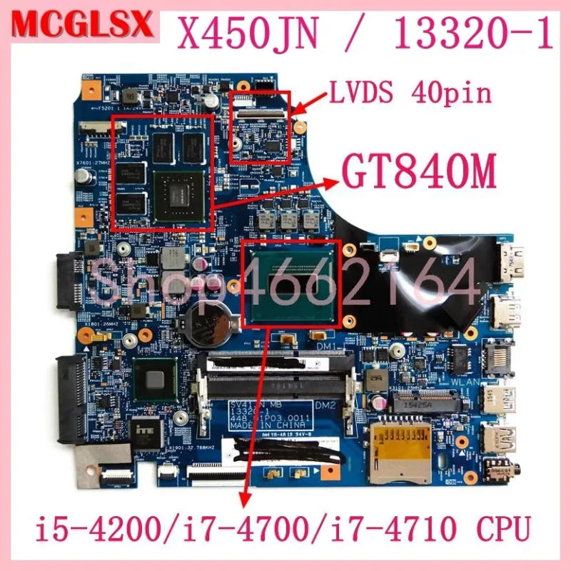 Description Picture 6 of item14285-1 With N3060 X5-E8000 CPU Laptop Motherboard For Acer Aspire ES1-531 EX2519 Notebook Mainboard 100% Tested OK