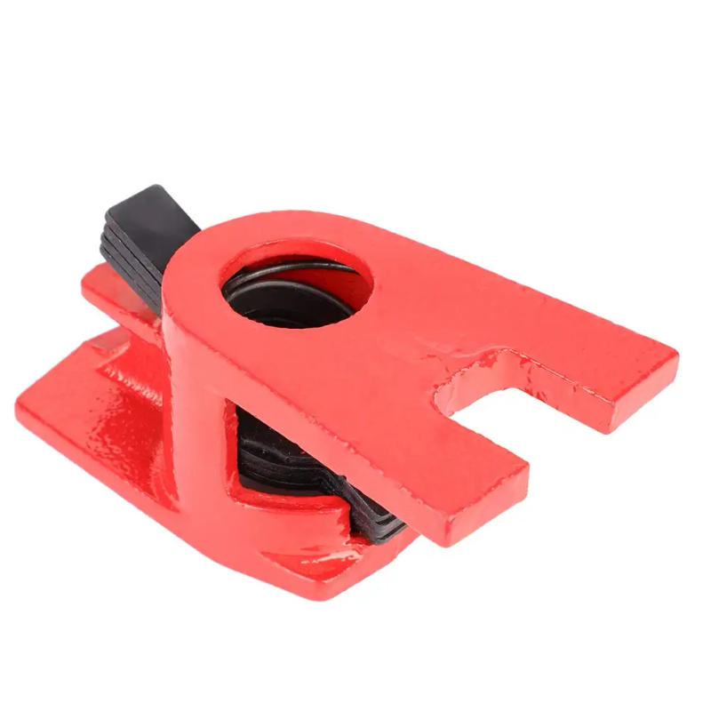 Description Picture 2 of item4 Set 26.5mm Quick Release Heavy Duty Wide Base Iron Wood Metal Clamp Set Woodworking Workbench