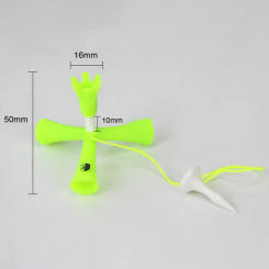 Golf Durable Tee Unique Anti-flying Triangle Golf Tee Rotatable Tripod Ball