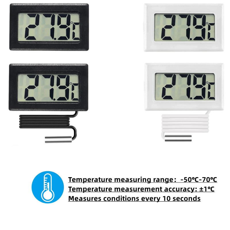 Description Picture 5 of itemMini LCD Digital Thermometer Hygrometer Temperature Indoor Convenient Temperature Sensor Humidity Meter Gauge Instruments Cable
