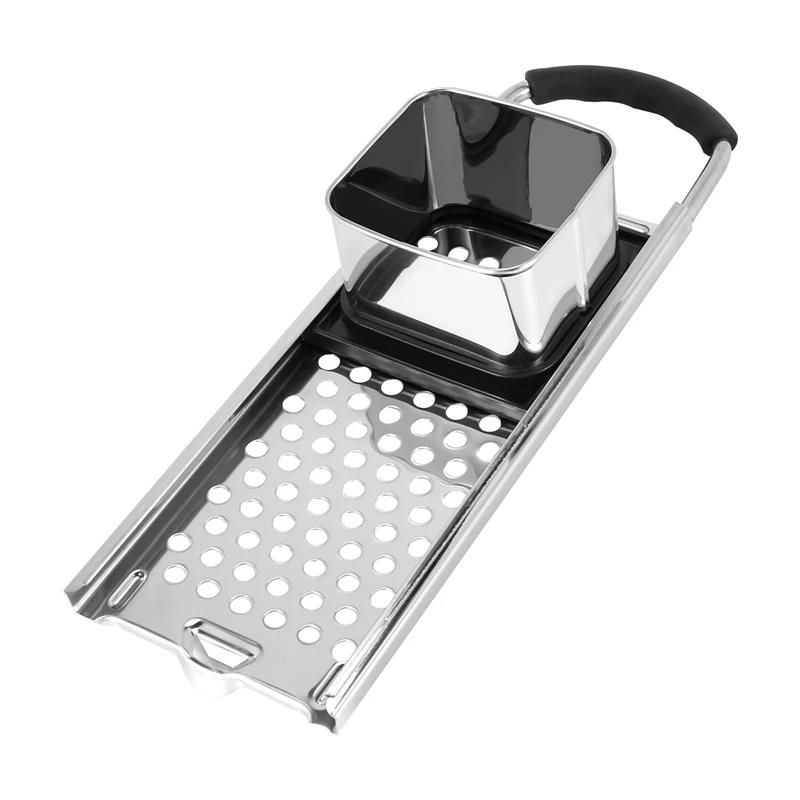 Description Picture 4 of itemStainless Steel Spaetzle Maker With Comfort Rubber Grip Handle For Dumpling Noodle