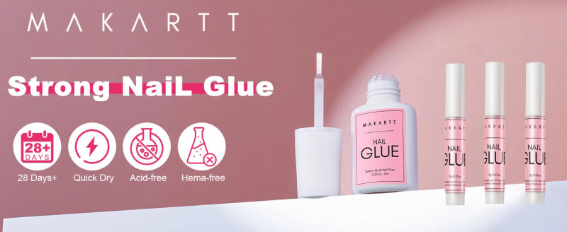 Description Picture 2 of itemMakartt Super Strong Nail Glue for Acrylic Nails Press On Nails Professional Nail Bond Nail Tips Glue for Stick On Nails