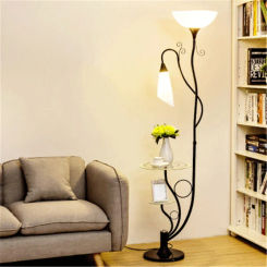 Floor Lamp with Coffee Table Bedroom Living Room Study Sofa Bedside Lamp Simple Modern Creative Nordic Vertical Table Lamps