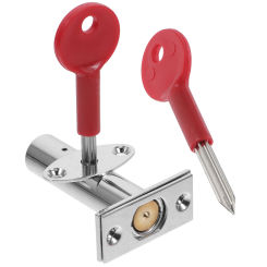 1 Set Security Lock and Key Strong Construction Easy Installation Mortise Lock Multi-Functional Fire Door Lock for Commercial