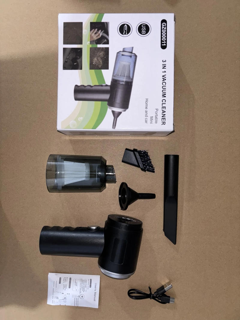 Description Picture 4 of item5500Pa Wireless Car Vacuum Cleaner USB Charging 1200mAh Portable Cleaning Appliance Mini Wet and Dry Vacuum Cleaner Household