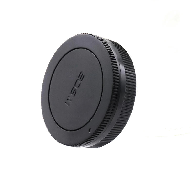 Description Picture 3 of itemFor Canon EOS EF-M EFM Lens Rear Cap or Camera Body Cap or Cap Set Plastic Black Lens Cap Cover Lid With Logo for M5 M6 M50 M200