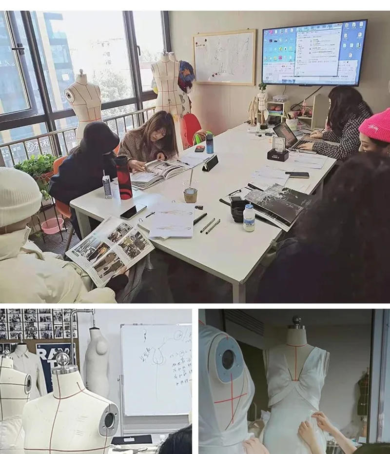 Description Picture 6 of itemSewing Female Tailor Mannequin Body for Clothes Design and Bust Dress Form Stand Metal Base Model Mannequin Display Stand AA