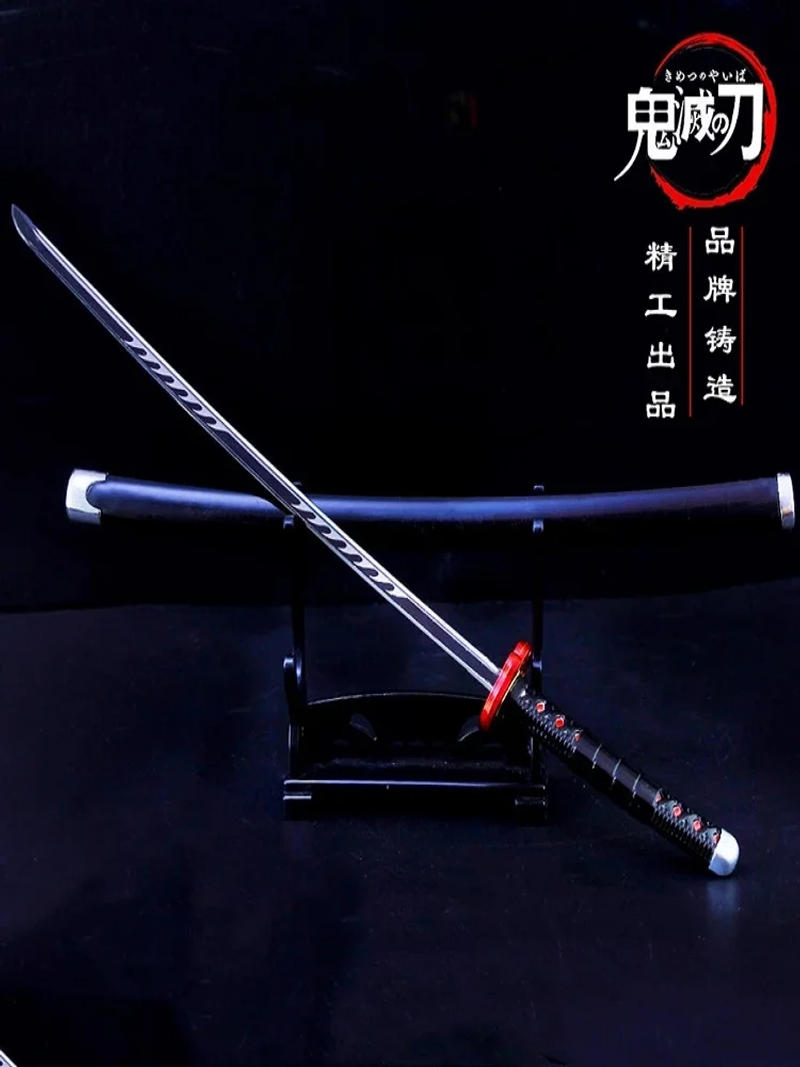 Description Picture 3 of itemKatana Demon Slayer Sword Metal Simulation Katana Kimetsu No Yaiba Anime Manga Toys Real Katana Swords Sword Bedroom Decor