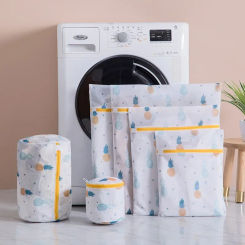 6 Size Coarse Mesh Laundry Bag Net Laundry Basket Bra Underwear Clothes Storage Organizer Travel Wash Bag for Washing Machine