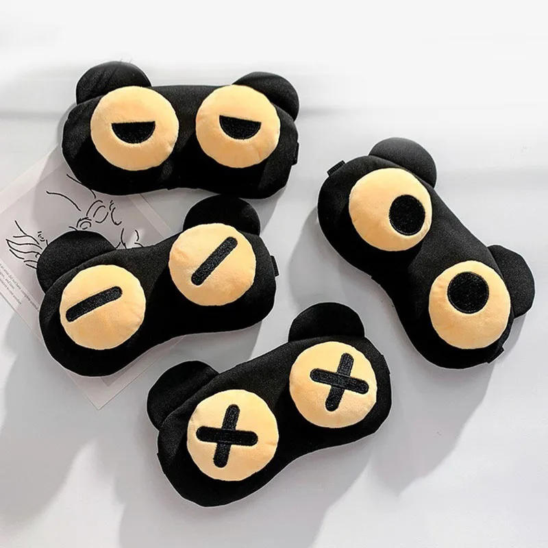 Description Picture 3 of itemCartoon Sleep Eye Mask Cute Funny Anime Eye Cover Sleeping Mask Kids Eye Shade Band Blindfolds Sleep Aids Travel Rest Eyepatch