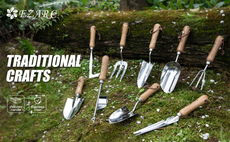 Description Picture 2 of itemEZARC Crack Weeder Crevice Weeding Tool 11.2" Stainless Steel Manual Weeder L-Shaped Puller Spatula Weeding Sickle