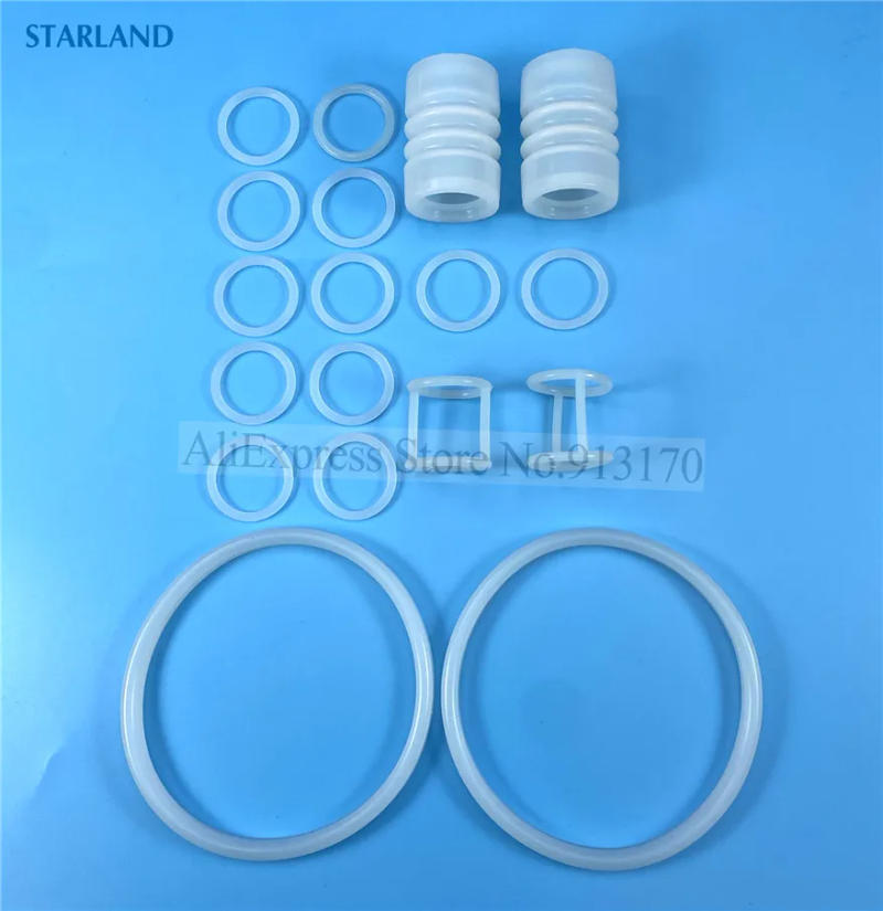 Description Picture 6 of item18 Pieces Silicone Seal Rings Accessories Full Gaskets Combo Fittings New Spare Parts For BQL Soft Ice Cream Machine