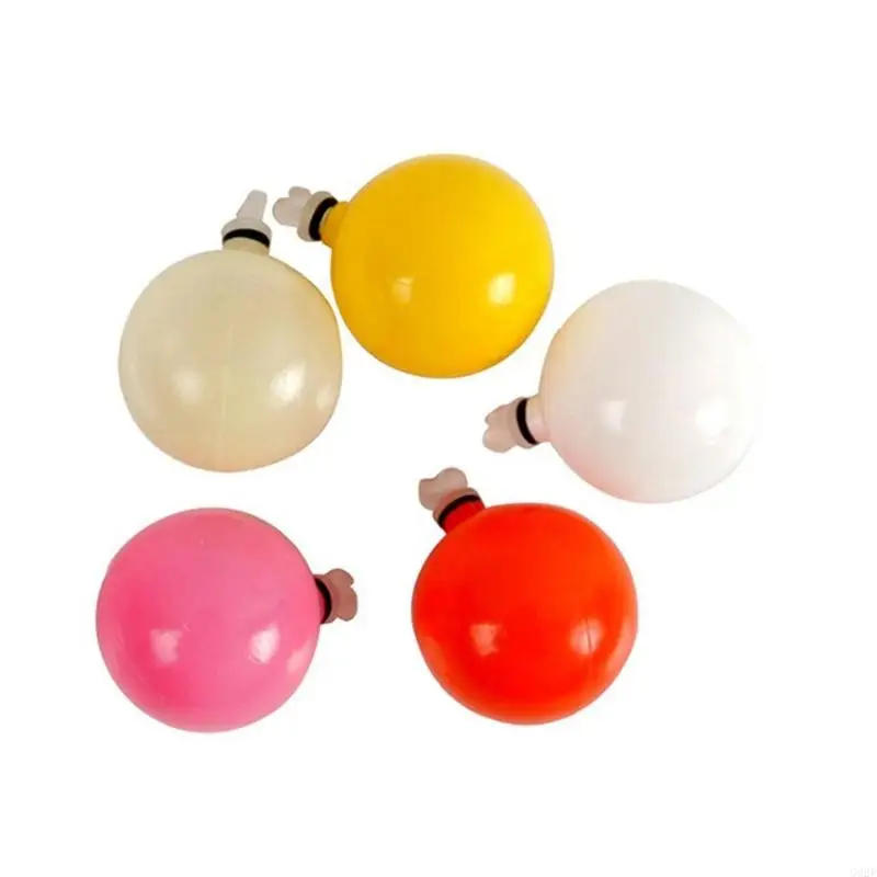 Description Picture 2 of itemG92F 5Pcs Fishing Float Round Fly Fishing Bobber Float Tackle Set Fishing Bobber Fishing Float Bobbers Strikes Indicators Set
