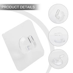 Home Organization Wall Hook Plastic Rag 6x6cm Behind The Door Draining Water Quickly For Hanging Spatula Bathroom