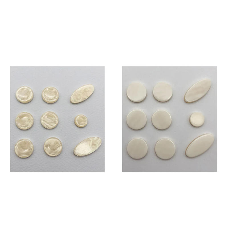 Description Picture 5 of itemPart Saxophone Key Buttons Inlays Beige Big Round Blue Brown Small Round For Soprano For Tenor Saxophones For Alto
