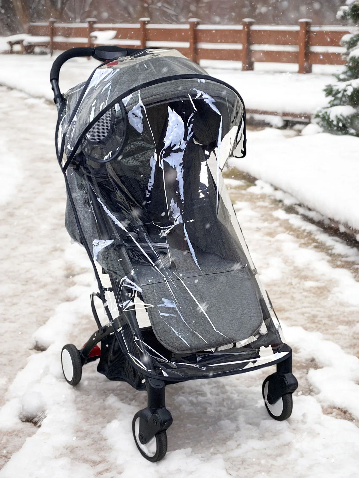 Description Picture 6 of itemUniversal Baby Stroller Rain Cover Waterproof EVA Cover Compatible with Babyzen Yoyo2 Yoya Stroller Accessories