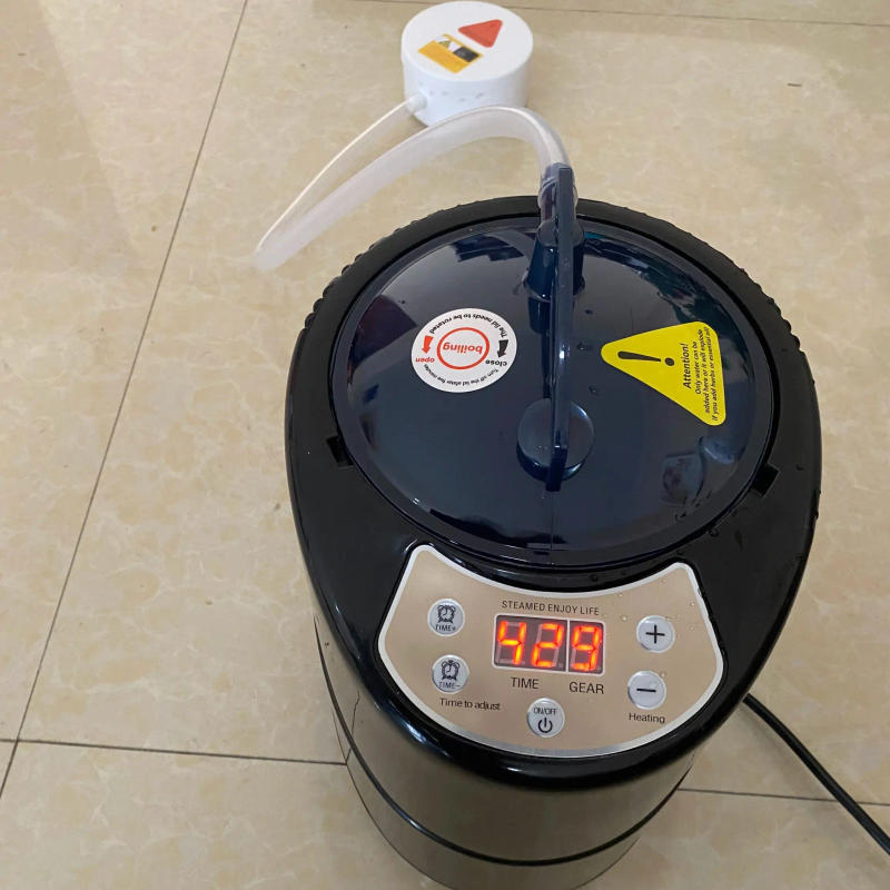 Description Picture 4 of itemBlack Steam Generator 220V/110V EU US Plug 2000W Upgrade Capacity 4.2L Steamer Pot for Sauna Barrels Large Water Vapor