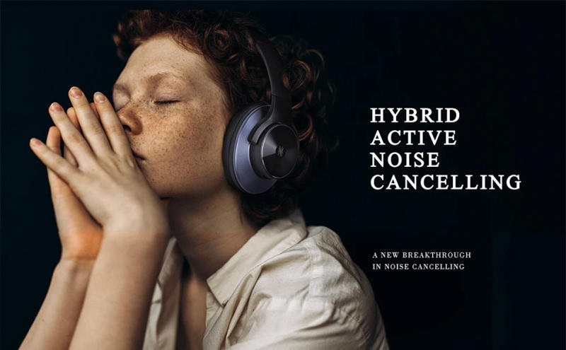 Description Picture 4 of itemOneodio A10 Bluetooth 5.4 Headphones Hybrid Active Noise Cancelling With Hi-Res Audio Over Ear Wireless Headset ANC With 5-Mic