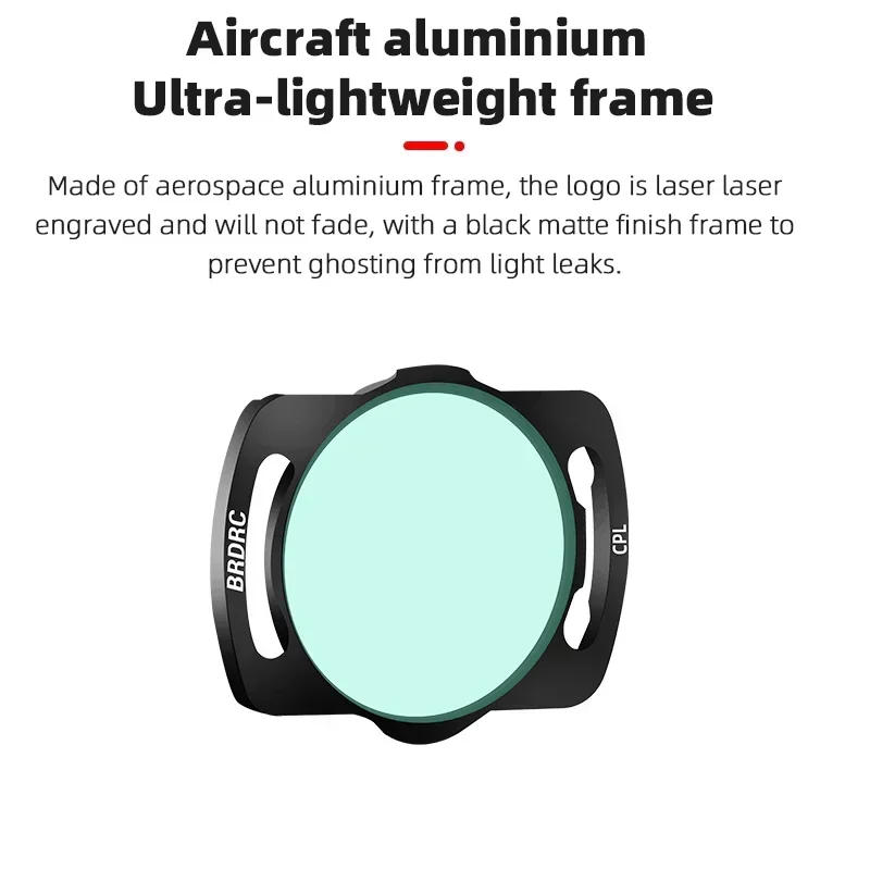 Description Picture 5 of itemFilters For DJI O3 Air Unit UV CPL ND 8/16/32/64 CPL Polarizer Camera Lens Optical Glass For Drone Racing DIY Accessories