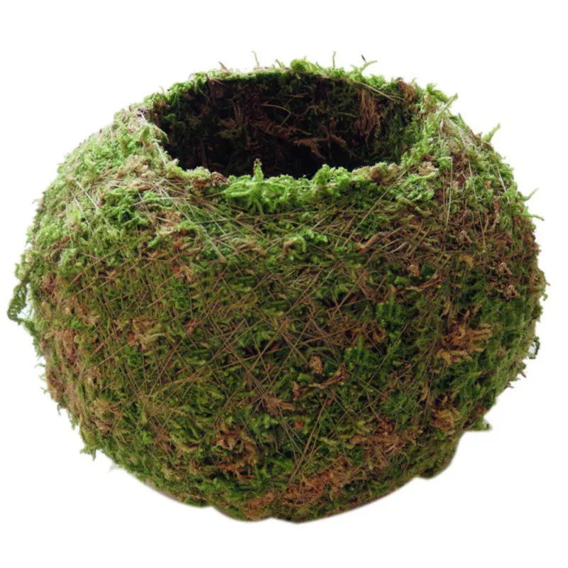 Description Picture 3 of itemArtifical Moss Ball Green Flowerpot Creative DIY Gardening Potted Plants Bonsai Dendrobium Planting Box Home Decoration