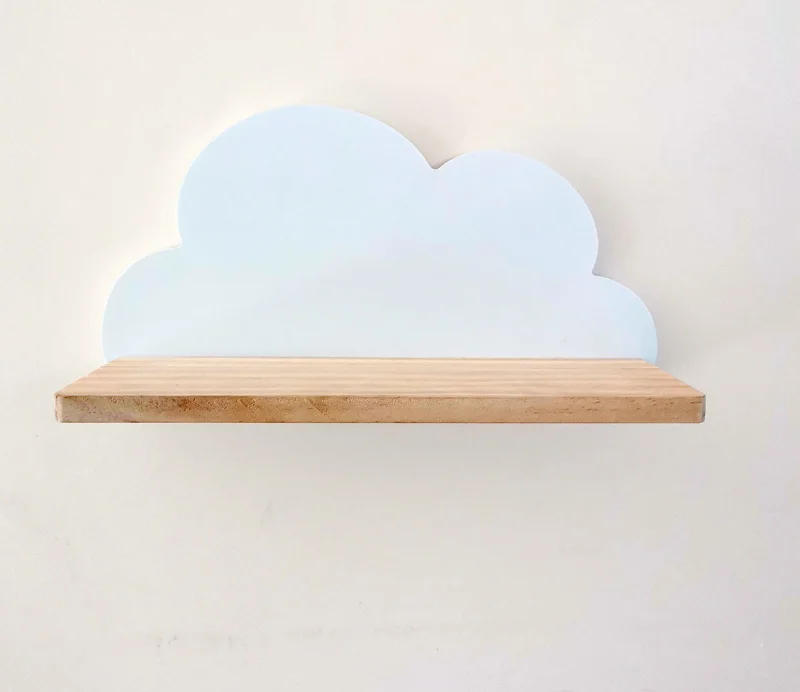 Description Picture 4 of itemIns Wooden Cloud Shelf for Kids Room Wood  Shelves  Children Boy Girl  Wall Decorative   Decoration