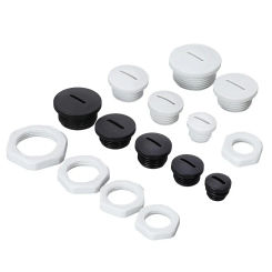 1/5/10pcs Nylon Waterproof Plug With Nut Waterproof Nylon Thread Hole Plug
