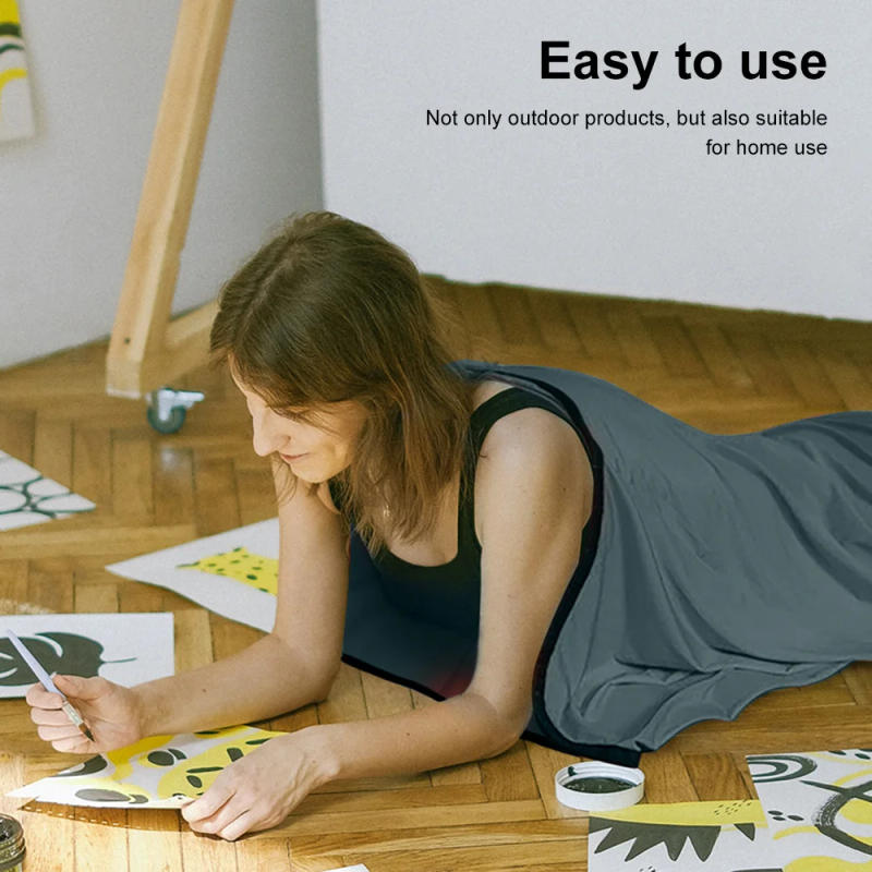 Description Picture 6 of itemHigh Elasticity Sleeping Bag Liner Lightweight Travel Carry Sheet Portable Hotel Anti Dirty Sleeping Bag Outdoor Camping Bed