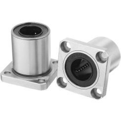 Flange Linear Motion Bushing Ball Bearing 16mmx28mmx37mm (LMK16UU 2 Pcs)