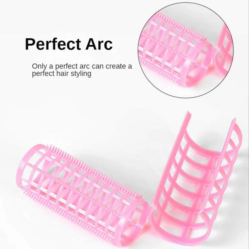 Description Picture 5 of item6-14pcs/set Heatless Hair Curler Rollers Large Grip Clips Lazy Curlers Hairdressing DIY Hair Styling Tool for Women Random Color