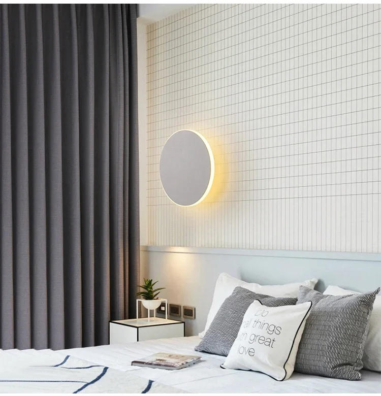 Description Picture 4 of itemNordic bedroom bedside wall lamp kinkiety na ścianę  luz led  wall light indoor מנורת קיר  лампа  бра светильник на стену 벽조명