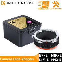 K&F Concept Lens Mount Adapter for Canon EF/ Fotga M42/ Leica M/ Nikon F D AI Lens to Sony E Alpha NEX-7 NEX-6 NEX-5N A7 Cameras