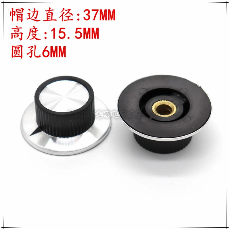 Description Picture 5 of item1PCS Arrow Metal Knob Cap Round Hole 6MM Potentiometer Scale Knob Cap Metal Speed Control Switch Cap with Digital Dial