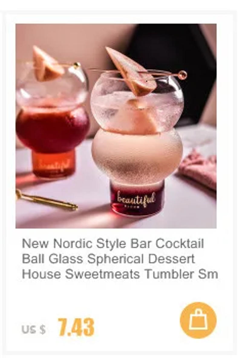 Description Picture 6 of itemIron Art Deer Stand Wedding Champagne Coupes Molecular Cocktail Glass For Bar Party Conical Martini Cup Special Drink Wineglass