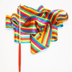 2m 4m Gymnastics Colored Ribbons for Rhythmic Dance Ballet Twirling