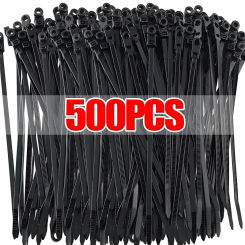 Creative Nylon Cable Ties with Screw Hole Mount Self Locking Loop Wrap Bundle Ties Strap DIY Office Cables Wire Fasten Organizer