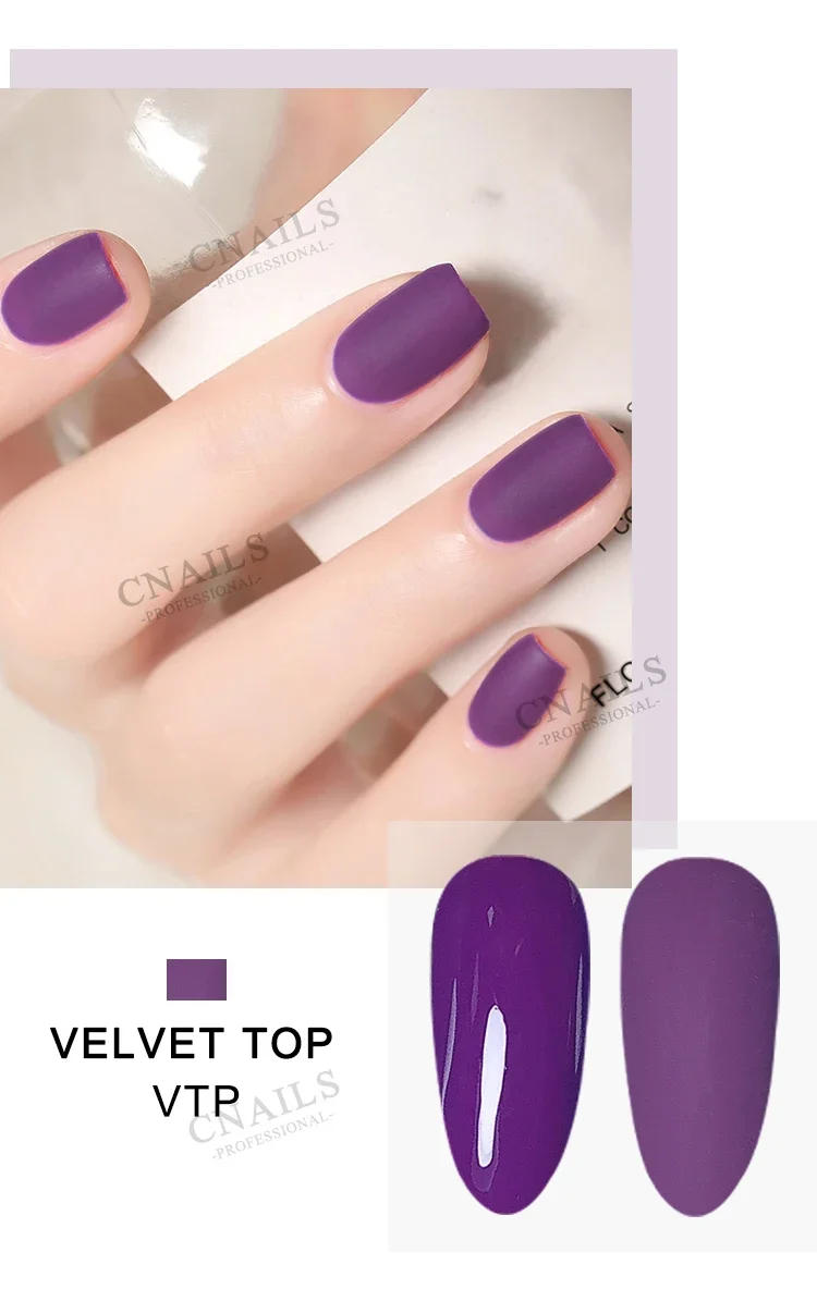 Description Picture 5 of itemDEROI Matte Velvet Top Coat UV Gel Soak Off Varnish Semi-Permanent Nail Polish Gel Polish Base Coat Nail Art Decorations 8ml