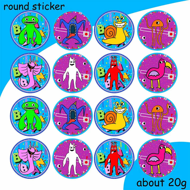Description Picture 4 of itemcartoon garten of banban theme cute party supplies decorations kids birthday disposable tableware tablecloth party theme favors
