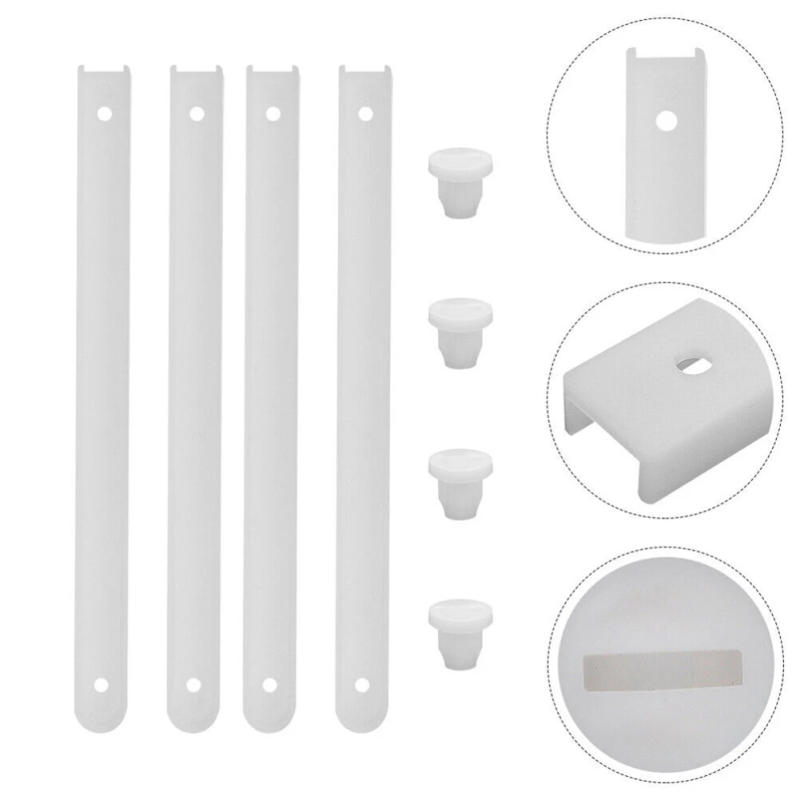Description Picture 3 of item4pcs Cabinet Slides Furniture Guiding Silence Closing Slide Accessories Slide Replacement White House Hardware
