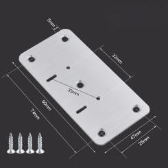 Repair Plate Hinge Close Hinges Cupboard Door Fixing Kitchen Repair Tool Stainless Steel Door Original Damaged Board Technology