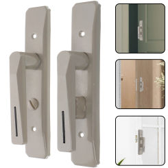 Door Knob Exterior Interior Lock for Bedroom Bathroom Lever Privacy Locks Front