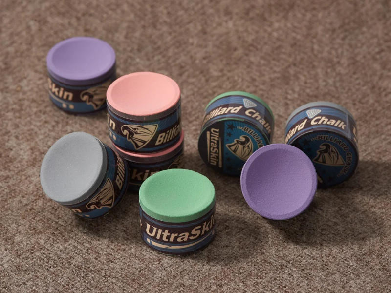 Description Picture 3 of itemNew Modern High quality Round Billiard Snooker Chalk Blue / Purple / Pink/ Grey / Green Color