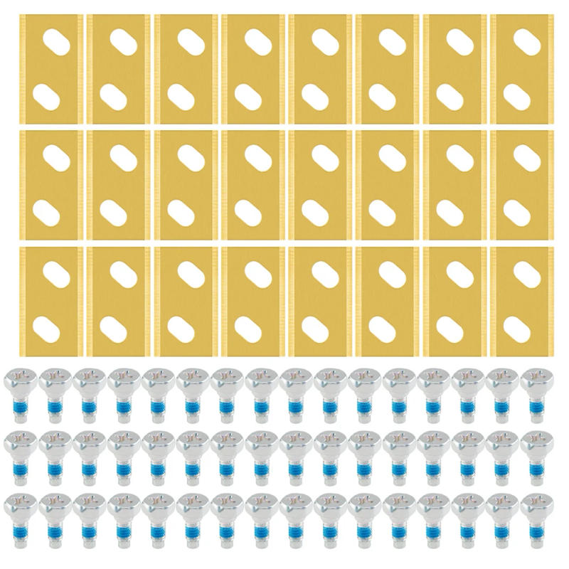 Description Picture 4 of item24Pcs Lawn Mower Replacement Blades For Robomow RK Robot Parts Stainless Steel Lawnmower Cutting Blade Set With 24 Screws