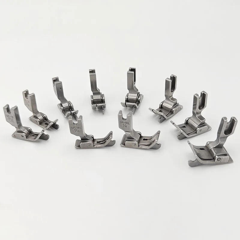 Description Picture 4 of itemSP-18 Right/Left Edge Guide Metal Presser Foot Industrial Sewing Machine Flat Car Edge Single Needle Sewing Machine Accessories