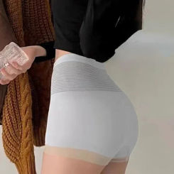 New High Waist Flat Belly Shaping Panties Seamless Women Tummy Control Panties Slimming Belly Underwear Antibacterial Panties