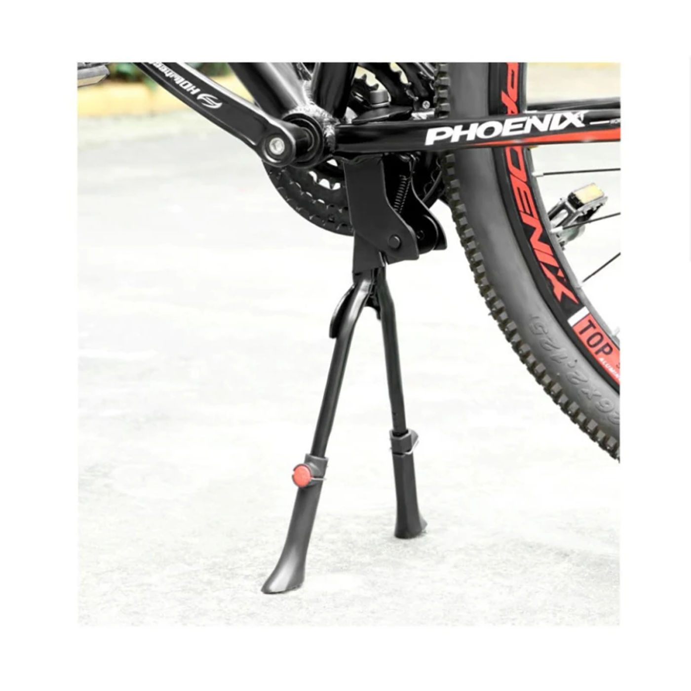 Description Picture 6 of itemDouble Leg Kickstand Bicycle Stand Bike Center Mount Foldable Heavy Duty Adjustable MTB Bike Kickstand Foot Support Dual Leg
