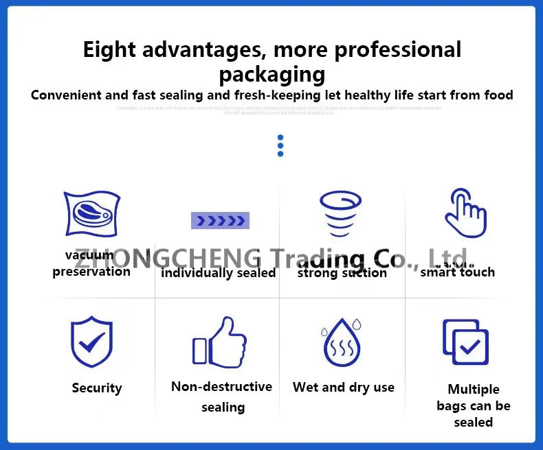 Description Picture 4 of itemVacuum Food Sealer Food Packaging Machine Large-scale Dry Wet Dual-purpose Pumping, Packaging, Plastic Sealing Machine